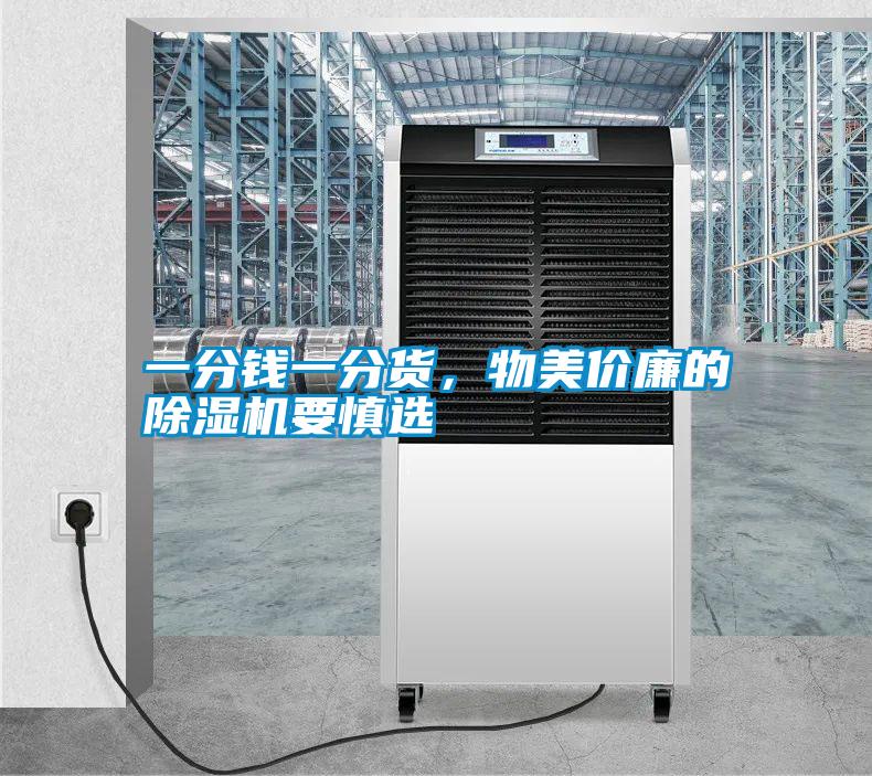 一分錢一分貨,物美價廉的除濕機要慎選