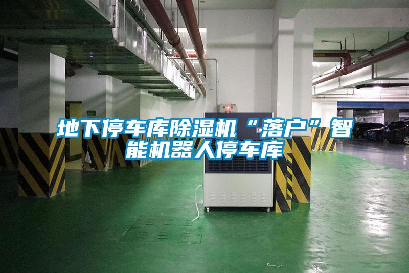 地下停車庫除濕機(jī)“落戶”智能機(jī)器人停車庫