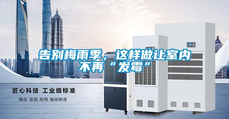 告別梅雨季,這樣做讓室內不再“發霉”