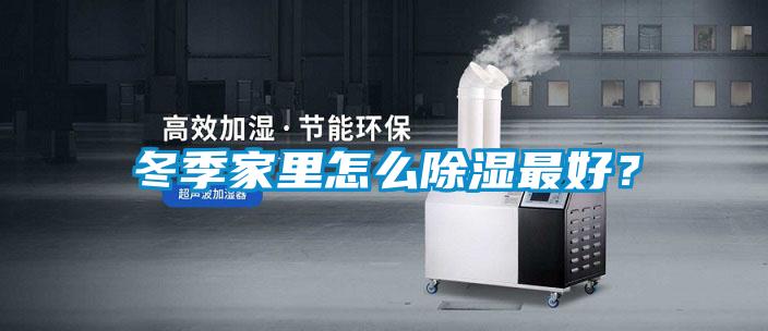 冬季家里怎么除濕最好?
