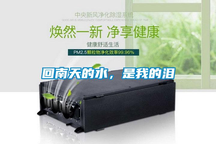 回南天的水，是我的淚