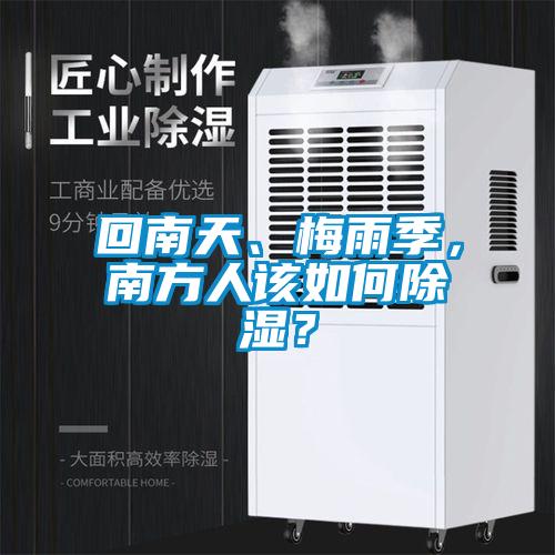 回南天、梅雨季，南方人該如何除濕？