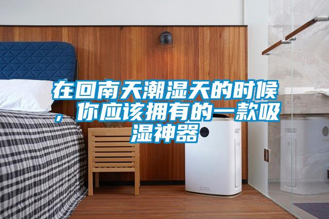 在回南天潮濕天的時候，你應該擁有的一款吸濕神器