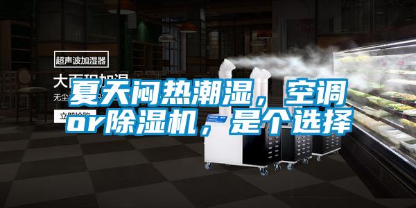 夏天悶熱潮濕，空調(diào)or除濕機(jī)，是個(gè)選擇