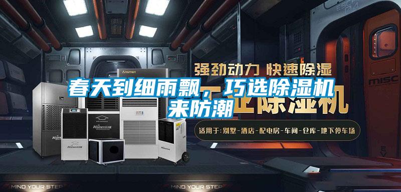 春天到細雨飄,巧選除濕機來防潮