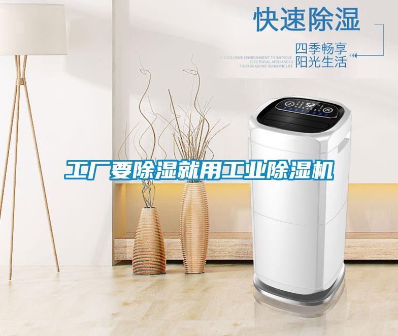 工廠要除濕就用工業除濕機