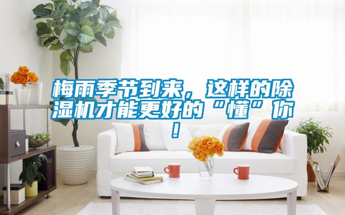 梅雨季節(jié)到來，這樣的除濕機才能更好的“懂”你！