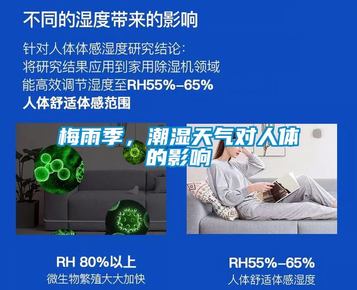 梅雨季，潮濕天氣對人體的影響