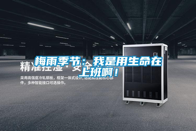 梅雨季節(jié)：我是用生命在上班??！