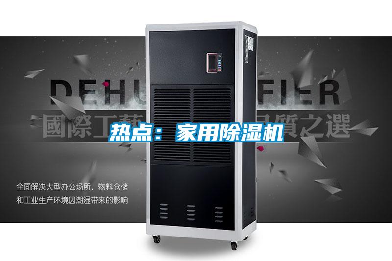 熱點：家用除濕機