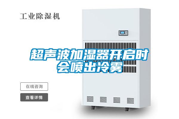 超聲波加濕器開啟時會噴出冷霧