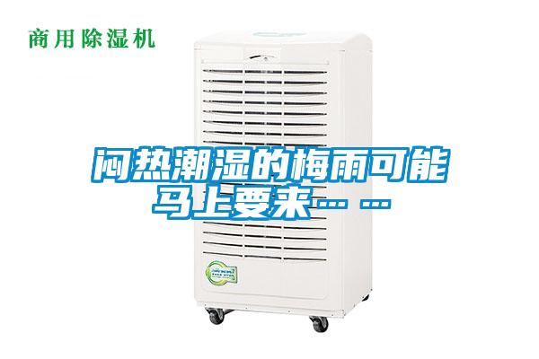 悶熱潮濕的梅雨可能馬上要來……