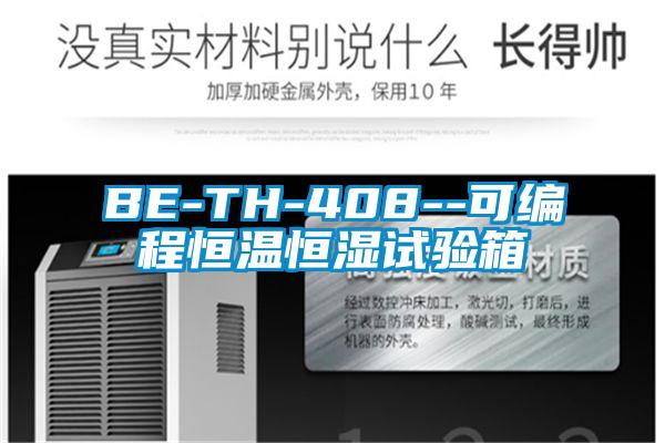 BE-TH-408--可編程恒溫恒濕試驗箱