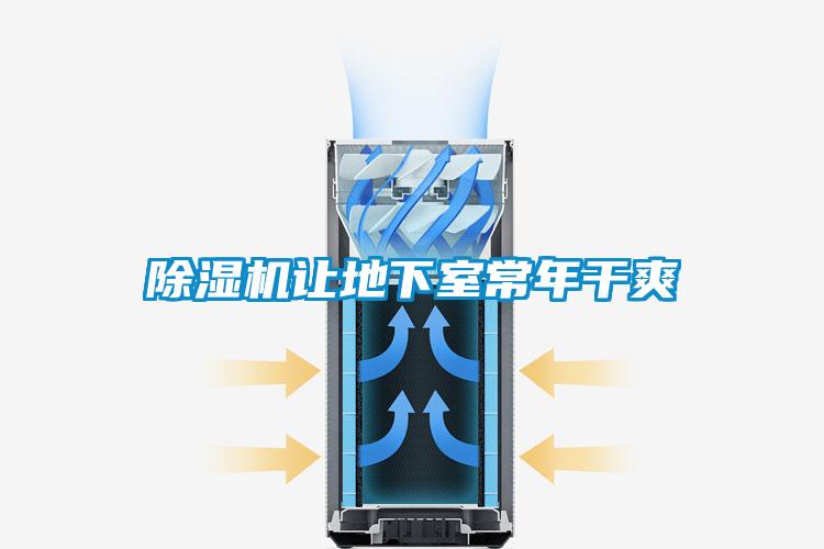 除濕機讓地下室常年干爽