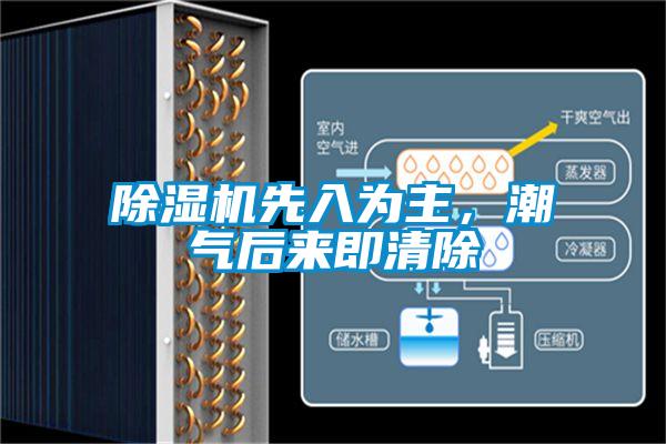 除濕機先入為主，潮氣后來即清除