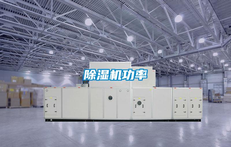 除濕機功率