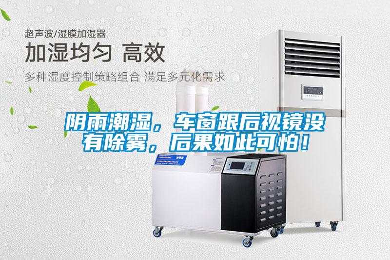 陰雨潮濕，車窗跟后視鏡沒有除霧，后果如此可怕！