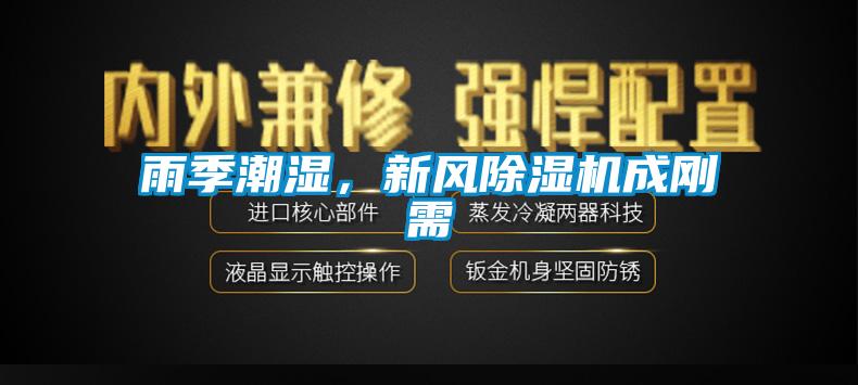 雨季潮濕，新風除濕機成剛需