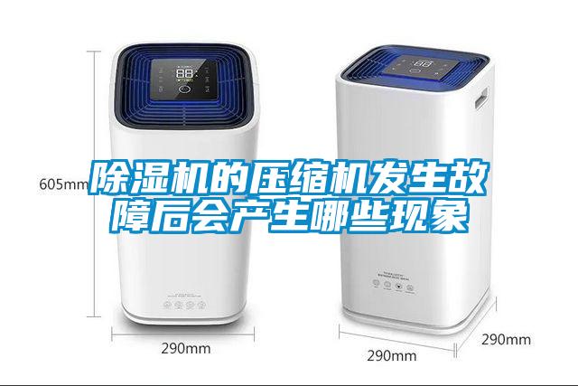 除濕機的壓縮機發生故障后會產生哪些現象