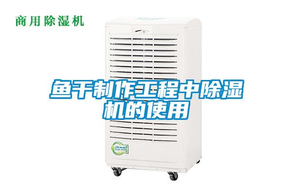 魚干制作工程中除濕機的使用