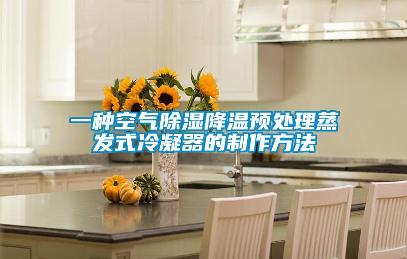 一種空氣除濕降溫預處理蒸發式冷凝器的制作方法