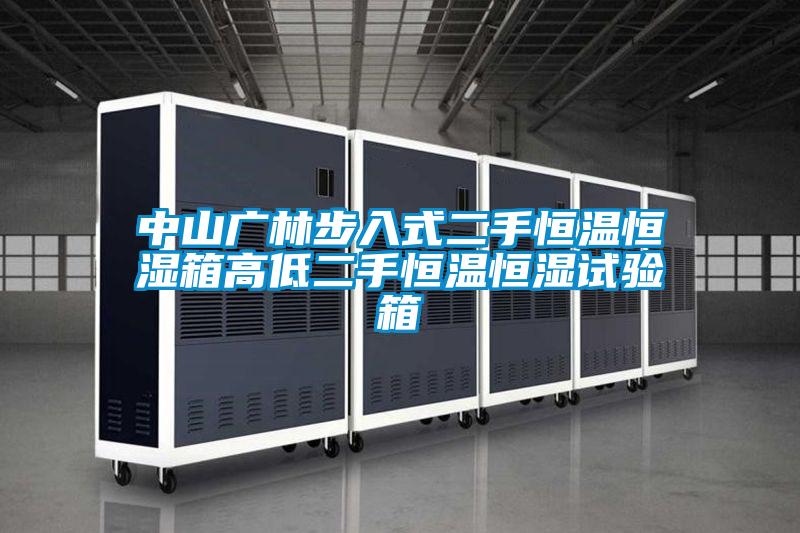 中山廣林步入式二手恒溫恒濕箱高低二手恒溫恒濕試驗箱