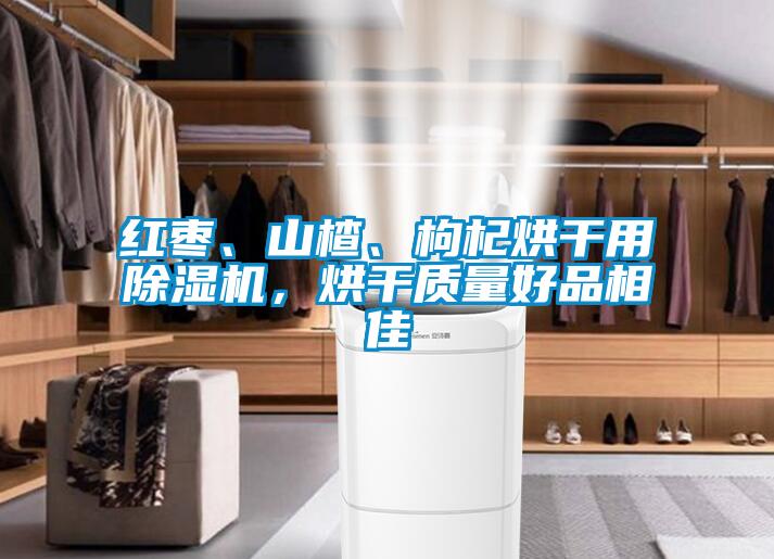 紅棗、山楂、枸杞烘干用除濕機，烘干質量好品相佳