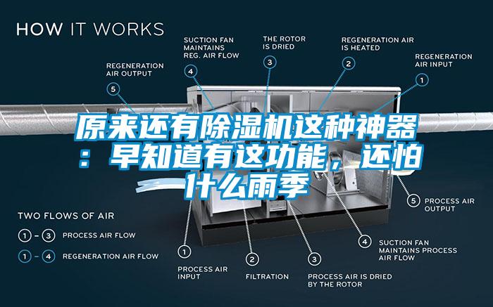 原來還有除濕機這種神器:早知道有這功能,還怕什么雨季