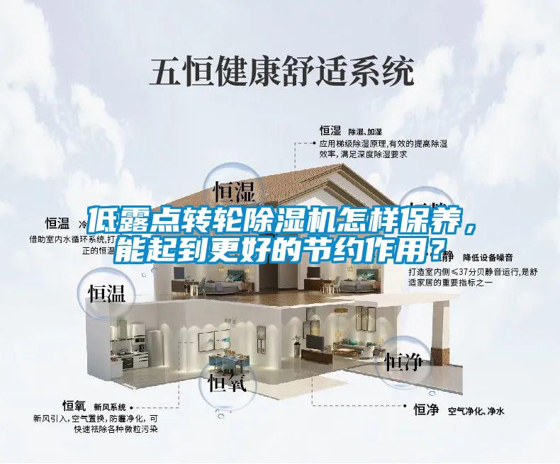 低露點轉輪除濕機怎樣保養，能起到更好的節約作用？