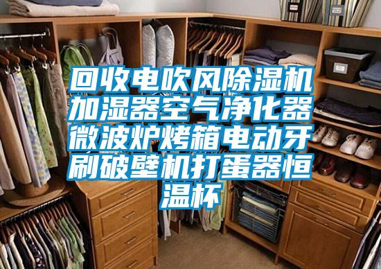回收電吹風除濕機加濕器空氣凈化器微波爐烤箱電動牙刷破壁機打蛋器恒溫杯