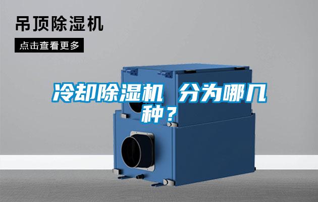 冷卻除濕機 分為哪幾種？