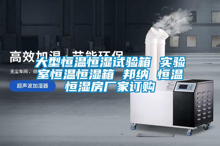 大型恒溫恒濕試驗箱 實驗室恒溫恒濕箱 邦納 恒溫恒濕房廠家訂購