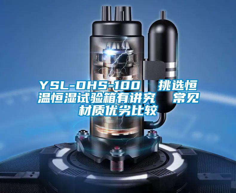 YSL-DHS-100  挑選恒溫恒濕試驗箱有講究  常見材質優劣比較