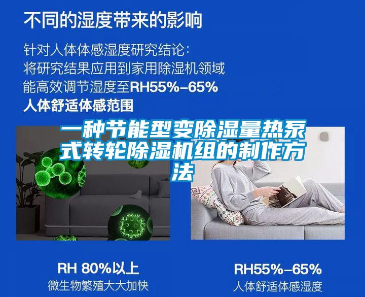 一種節能型變除濕量熱泵式轉輪除濕機組的制作方法