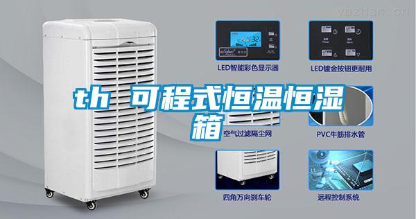 th 可程式恒溫恒濕箱