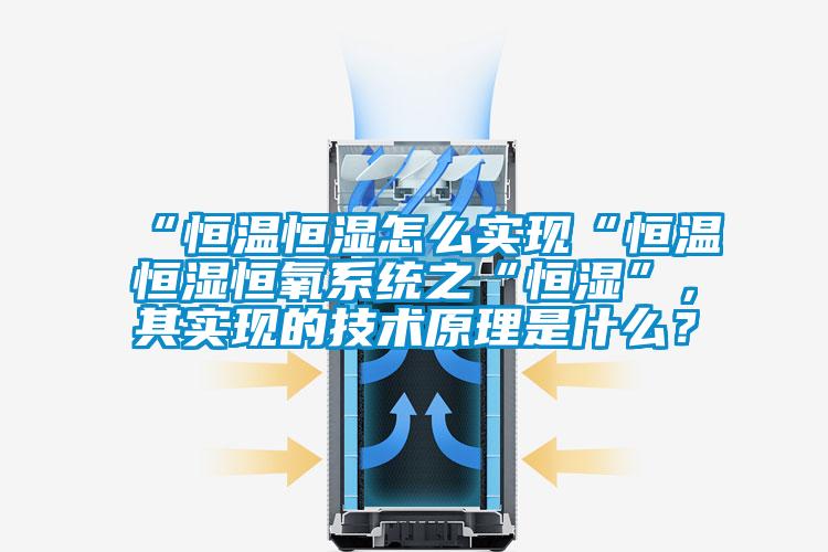 “恒溫恒濕怎么實現“恒溫恒濕恒氧系統之“恒濕”，其實現的技術原理是什么？