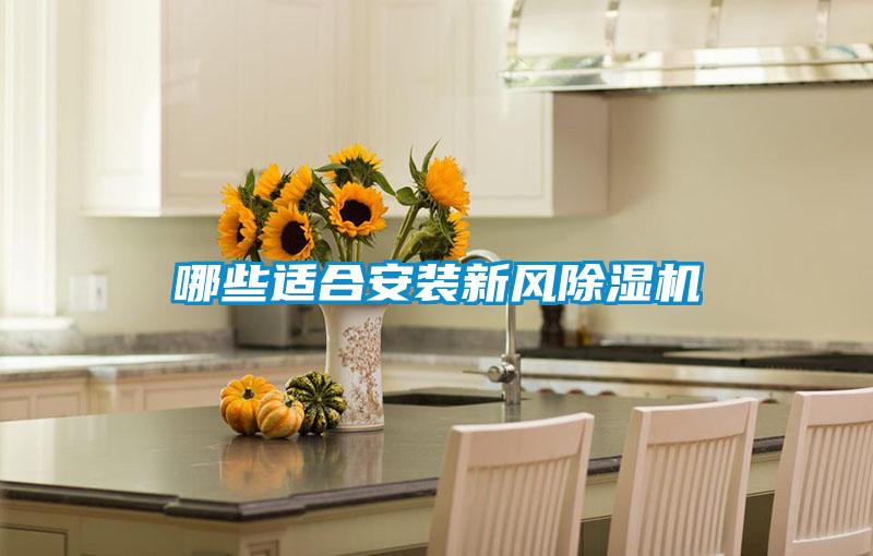 哪些適合安裝新風除濕機