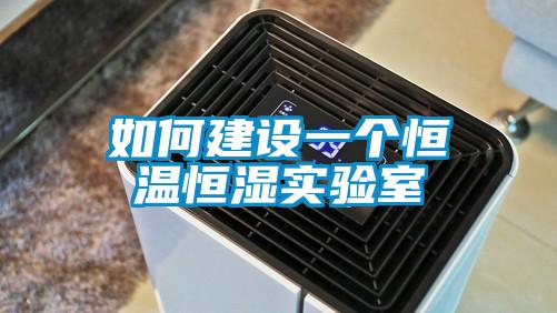 如何建設(shè)一個(gè)恒溫恒濕實(shí)驗(yàn)室