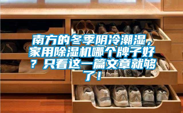 南方的冬季陰冷潮濕,家用除濕機哪個牌子好?只看這一篇文章就夠了!