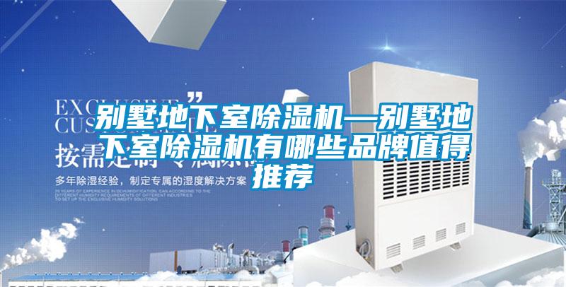 別墅地下室除濕機—別墅地下室除濕機有哪些品牌值得推薦