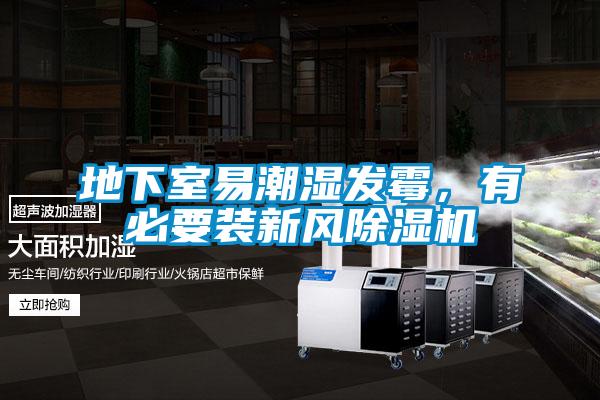地下室易潮濕發霉,有必要裝新風除濕機
