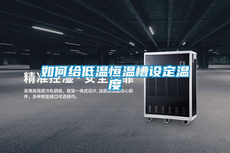 如何給低溫恒溫槽設定溫度