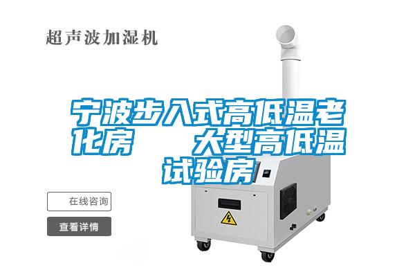 寧波步入式高低溫老化房 大型高低溫試驗房
