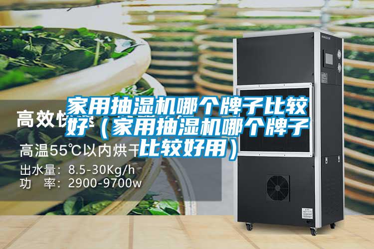 家用抽濕機哪個牌子比較好（家用抽濕機哪個牌子比較好用）