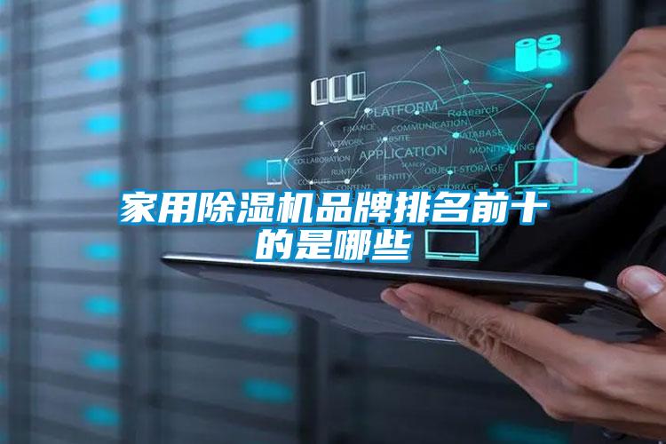 家用除濕機品牌排名前十的是哪些