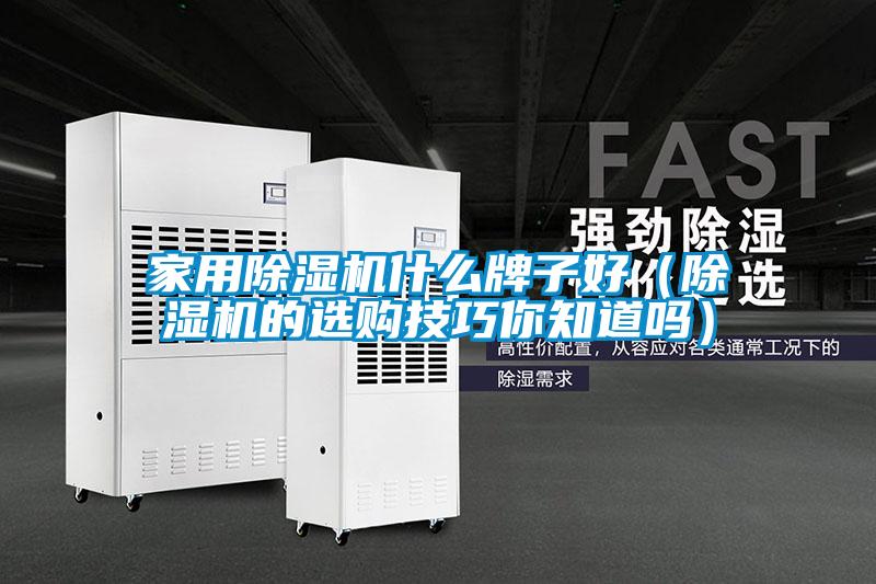 家用除濕機什么牌子好（除濕機的選購技巧你知道嗎）