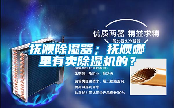 撫順除濕器;撫順哪里有賣除濕機的?