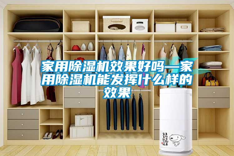 家用除濕機效果好嗎—家用除濕機能發揮什么樣的效果