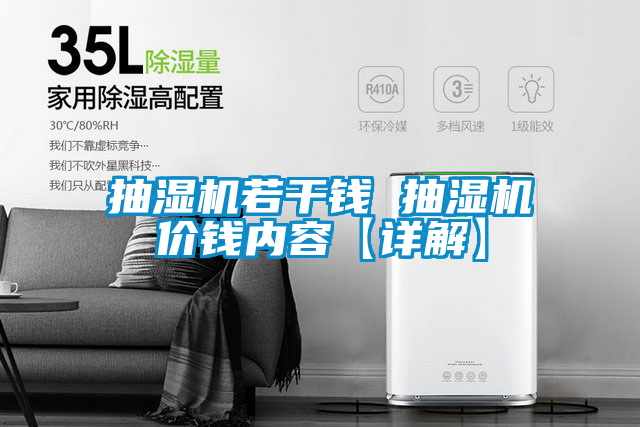 抽濕機若干錢 抽濕機價錢內容【詳解】