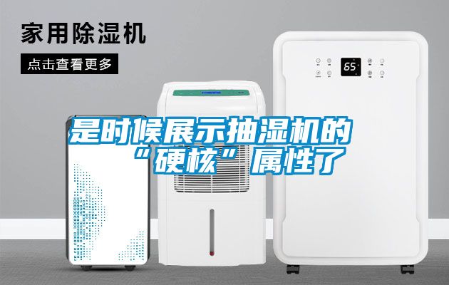 是時候展示抽濕機的“硬核”屬性了